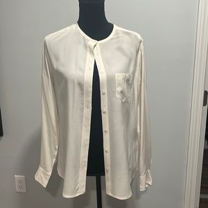 Equipment cream blouse, medium